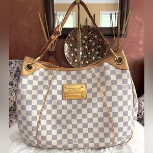 Louis Vuitton Galliera PM Damier Azur Shoulder Bag